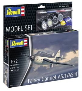 REV63775 - MODEL SET - Gevechtsvliegtuig FAIREY Gannet AS.1/AS.4 om te assembleren met verf