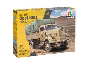 ITA6760 - Opel Blitz Kfz.305 Type A 4x4 Militair Voertuig (montage en schilderen vereist)