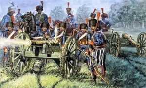 ITA6018 - Franse artillerie om te schilderen