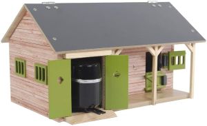 KID610249 - Stal met 2 boxen voor paarden en schuur