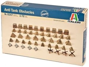 ITA6147 - Anti-tank obstakels om te monteren en te schilderen