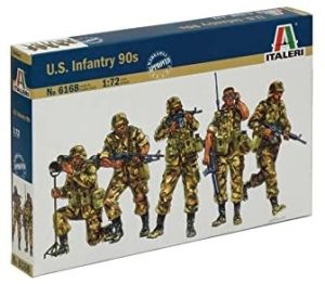 ITA6168 - 90's Amerikaanse infanterie om te schilderen