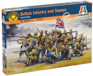 ITA6187 - Britse infanterie en Sepoys om te schilderen