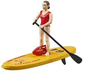 BRU62785 - Badmeester met peddel en accessoires