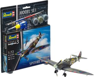 REV63953 - Modelset Spitfire Mk.IIa met schilderij om in elkaar te zetten