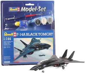 REV64029 - Modelset F-14A Black Tomcat met schilderij om in elkaar te zetten