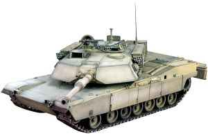 ITA6438 - ABRAMS M1 A1 HI tank om te monteren en te schilderen