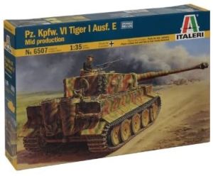 ITA6507 - Tank Pz.Kpfw.VI Tiger I Ausf.E mid-productie om te monteren