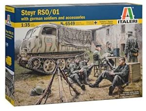 ITA6549 - STEYR RSO / 01 voertuig met Duitse soldaten om te monteren en te schilderen