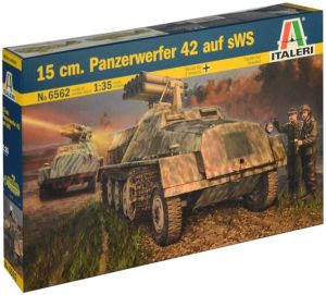 ITA6562 - Voertuig 15cm. Panzerwerfer 42 auf sWS om te monteren en te schilderen