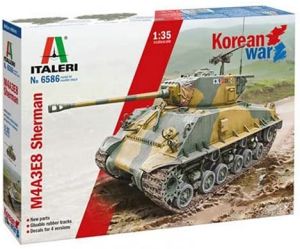 ITA6586 - M4A3E8 Sherman Korean War-tank om te monteren en te schilderen