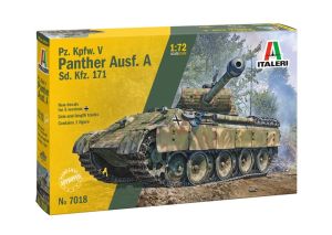 ITA7018 - PANTHER V Pz.Kpfw. A sd tank om te monteren en te schilderen