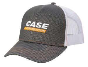 721264 - Grijze pet met witte mesh achterkant CASE IH Bouw