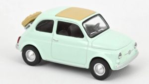 NOREV771206 - FIAT 500 F 1965 Azul Pastel - Coche a reacción
