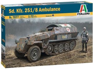 ITA7077 - Ambulance Sd.Kfz.251/8 om te monteren en te schilderen