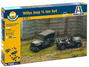 ITA7506 - JEEP WILLIS en 4x4 snelle montage om te monteren en te schilderen