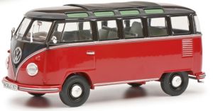 SCH7857 - VOLKSWAGEN T1b Samba zwart en rood
