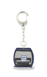 JC80812 - Blauwe OMEGA V gondelsleutelhanger - SnowSpaceSalzburg