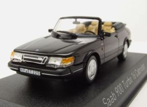 NOREV810045 - SAAB 900 Turbo cabriolet 1992 Zwart