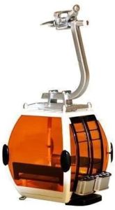 JC84104 - Oranje Omega IV glazen gondel
