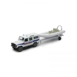 NEW19915E - Politie 4x4 en bootset