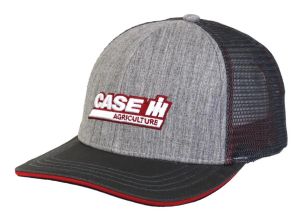 A2944 - Grijze pet met mesh achterkant CASE IH Landbouw