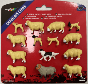BRI43282 - Assortiment van 14 schapen- en herdershondendieren