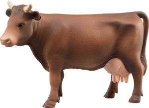 BRU2308 - bruine koe willekeurig patroon