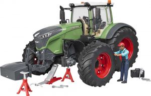 BRU4041 - FENDT 1050 Vario met personage en werkplaatsgereedschap Ech:1/16