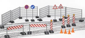 BRU62007 - Barrières en terreinaccessoires Schaal: 1/16