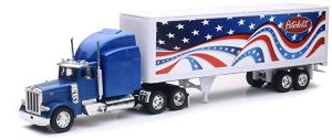 NEW12333 - PETERBILT 379 6x4 met aanhanger 2 Assen