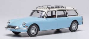 IXOCLC609N.22 - CITROEN ID 19 Estate 1960 Lichtblauw en wit