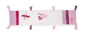 DC2708 - CERISE - Bedbumper - 180 x 40 cm