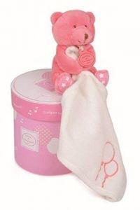 DC2810ROSE - Vol au Vent Muziekdoos - Roze Beer
