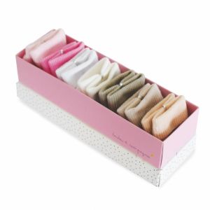 DC3700 - Wekelijkse sokkenplanner - Taupe en Pink