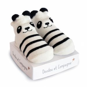 DC3705-02 - Pasgeboren sok met kleine oren - Panda