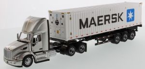 DCM71069 - PETERBILT 579 6x2 met containerdrager en 40 Feet MAERSK container
