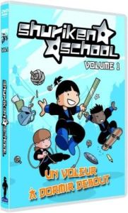 DVDDV2755 - DVD Shuriken School Vol 1 5 afleveringen Een staande dief / De woede van slippers / Vlad's pas / De klasfoto / Winnende ninja