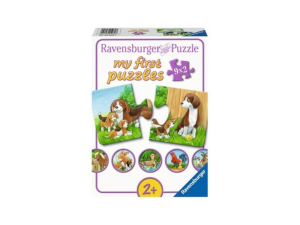 RAV05072 - Mijn eerste puzzels - 9 puzzels van 2 stukjes - Boerderijdierenfamilies