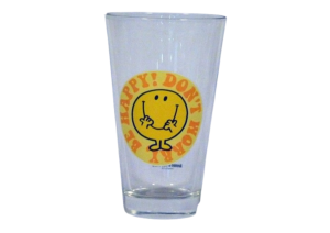 TRP3291 - Set van 6 Mr. Happy glazen - 8 x 13 x 8 cm