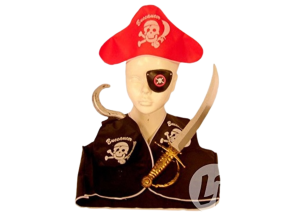 LPE50032 - Hoed en accessoires piratenkit