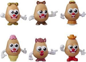 HASE9222 - 6 Mr Aardappel mysterie figuren
