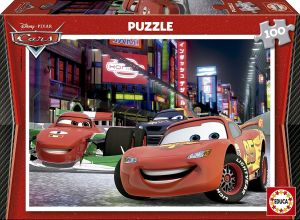 EDU14940 - Puzzel 100 Stukjes DISNEY - Auto's 2