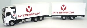 ELI116685 - VOLVO FH4 500 6x2 bakwagen met bakwagen en 2-assige aanhangwagen Transporten IN'TERPECH beperkt tot 100 eenheden