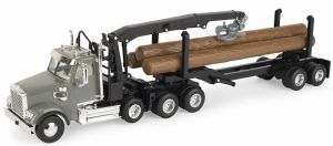 ERT46702 - FREIGHTLINER 122SD 4 assen met boomstamaanhanger