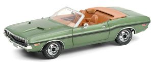 GREEN13586 - DODGE Challenger R/T cabriolet open 1970 metallic groen