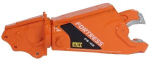 GF118-2-O - FORTRESS FS45-R Oranje schrootschaar met giekondersteuning voor graafmachines tot 25 ton