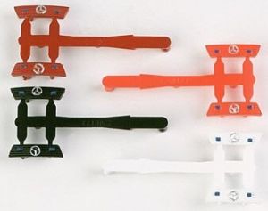 HER051866 - MERCEDES BENZ Spinter roosters met blauwe lichten 4 zwart; 2 wit; 2 rood; 2 oranje