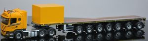 IMC32-0017 - SCANIA R-Streamline Hightline 6x4 BOEKESTIJN met 7 assige semi dieplader en ballast