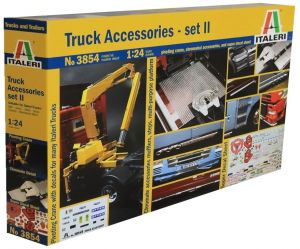 ITA3854 - Accessoire voor ITALERI kraanwagen en verchroomde onderdelen om te monteren en te schilderen